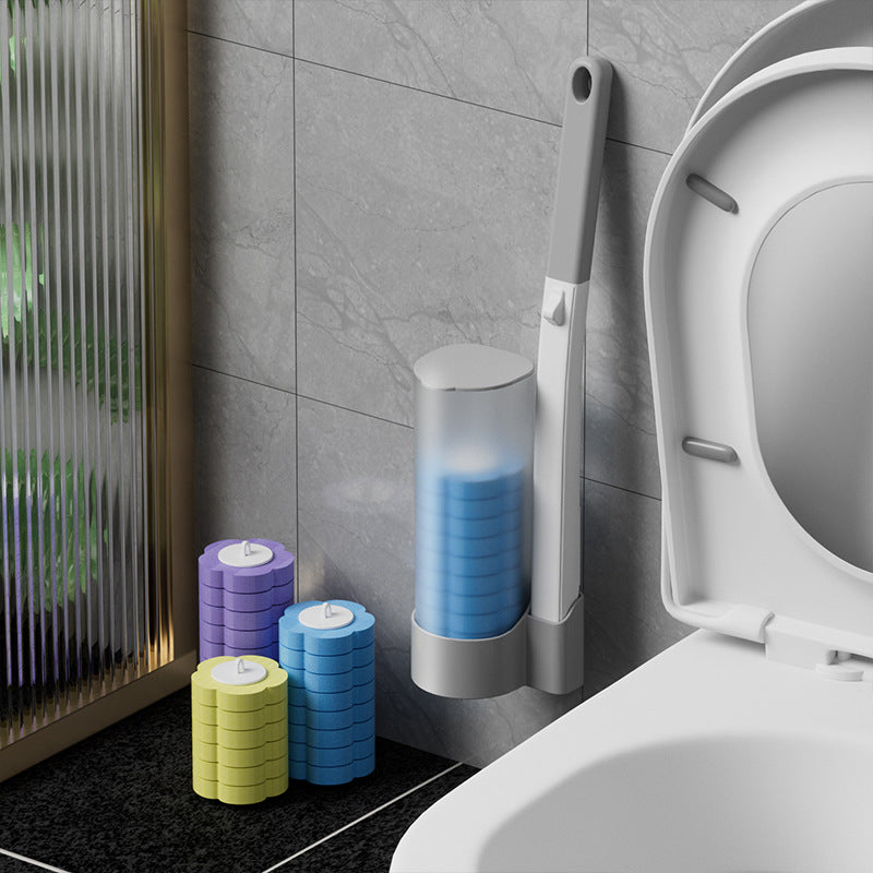 Toilet brush Stand set & 6 refills