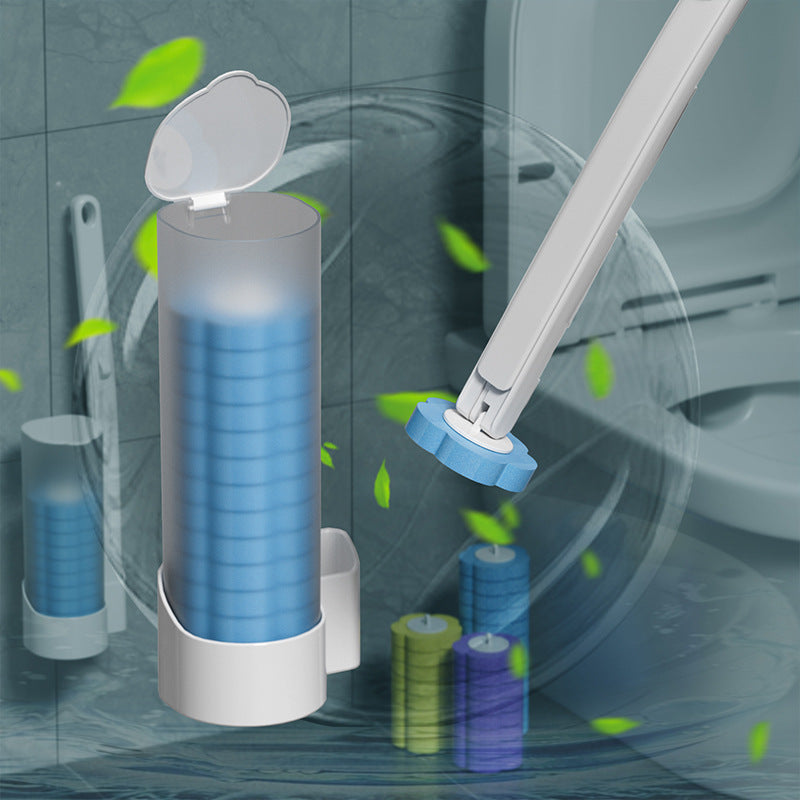 Toilet brush Stand set & 6 refills