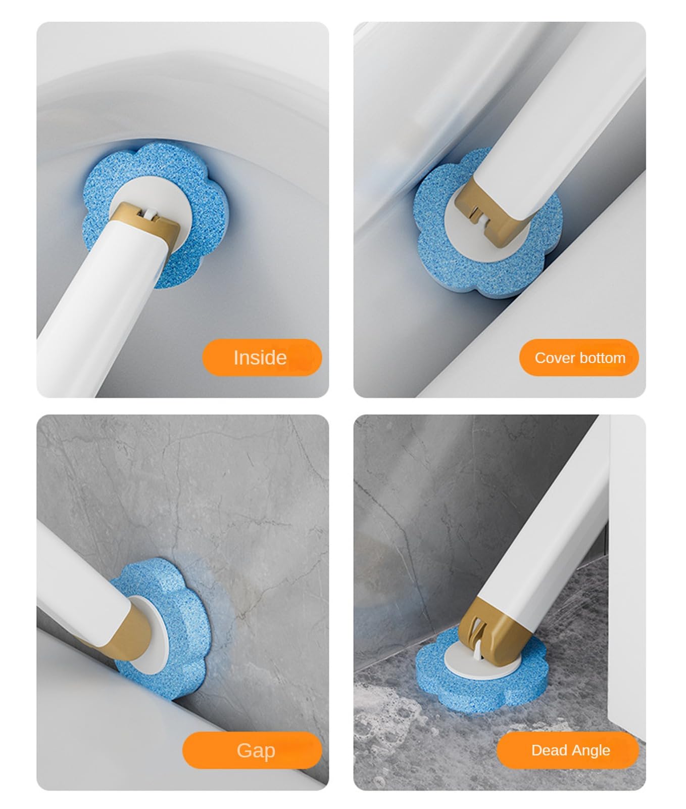 Wall Mounted Toilet Brush Set